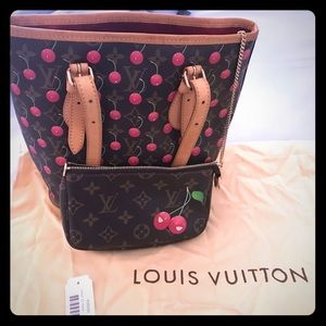 Louis Vuitton Murakami Cerises Cherry Bucket Bag